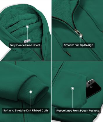 Imagem de Moletom de lã pesado com capuz GEEK LIGHTING para homens