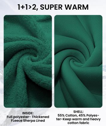 Imagem de Moletom de lã pesado com capuz GEEK LIGHTING para homens