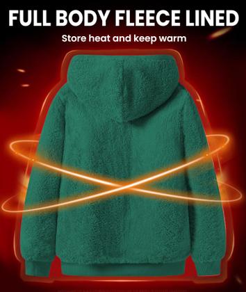 Imagem de Moletom de lã pesado com capuz GEEK LIGHTING para homens