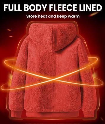 Imagem de Moletom de lã pesado com capuz GEEK LIGHTING para homens