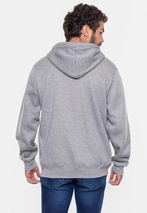 Imagem de Moletom Ecko Fashion Basic Aberto Cinza Mescla Urbano
