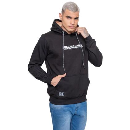 Imagem de Moletom Ecko Fechado Com Capuz Masculino Rubber Preto