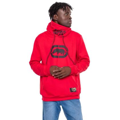 GLOCGANG NIGHTMARE 赤パーカー Moletom Ecko Unltd Com Capuz Mascara Ninja Masculino Vermelho