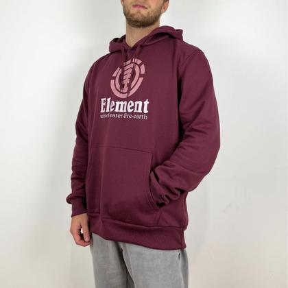 Imagem de Moletom Element Fechado Vertical Colors Vinho