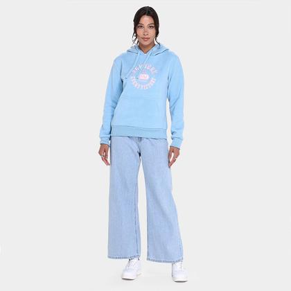 Imagem de Moletom Facinelli Soft Canguru Bordado Feminino