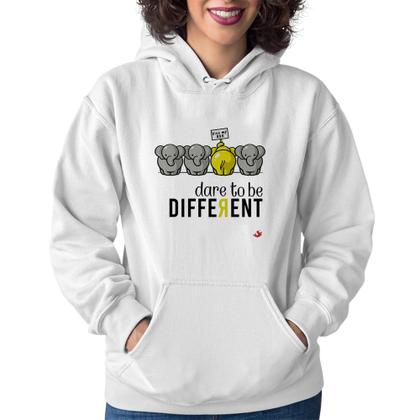 Imagem de Moletom Feminino Dare to be different - Foca na Moda