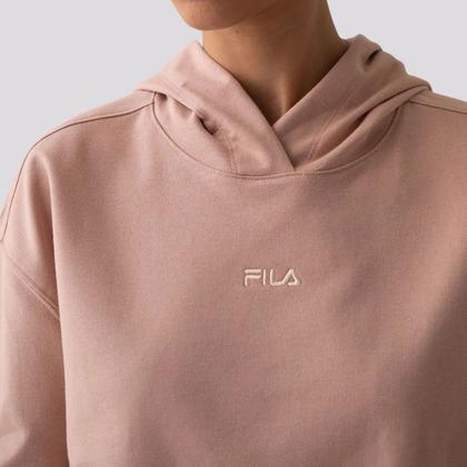 Imagem de Moletom Fila Basic Classic Light Com Capuz Feminino Rosa