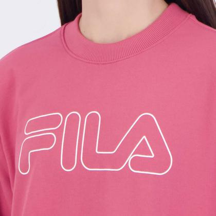 Imagem de Moletom Fila Basic Outline Feminino Rosa
