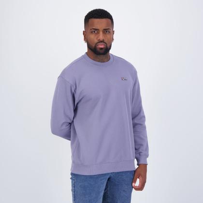 Imagem de Moletom Fila Letter Cinza Escuro