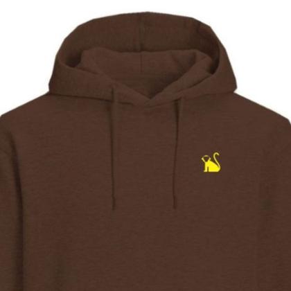 Imagem de Moletom Flanelado Estampado Com Capuz Blusa de Frio Canguru Fechada