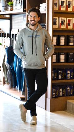 Imagem de Moletom Forum Mescla Cinza