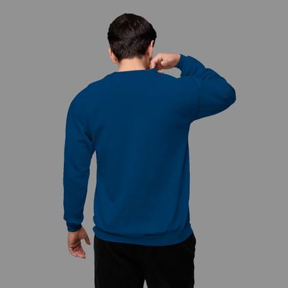 Imagem de Moletom Gola Careca Algodão Moda De Rua Inverno Blusa De Frio Tecido Macio Niten Rosa