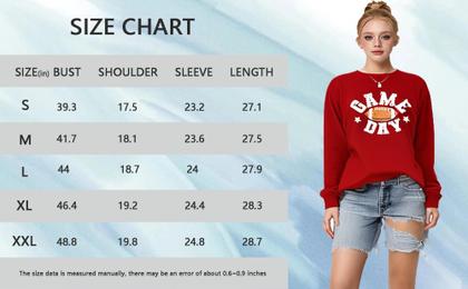 Imagem de Moletom HuangMingYi Game Day Football Fan feminino laranja XL