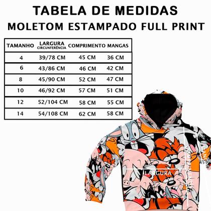 Imagem de Moletom Infantil Masculino Feminino Capuz e Bolso Personagem