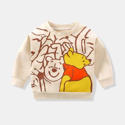 Imagem de Moletom Infantil Unissex com Capuz - Algodão, Manga Longa e Estampa de Desenho Animado