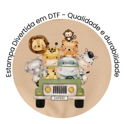 Imagem de Moletom Infantil Unissex Conjunto Peluciado Algodão Abrigo Menino Menina Roupa de Frio Grosso Safari