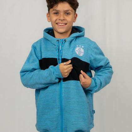 Imagem de Moletom Juvenil Gremio Oficial Escudo Bordado