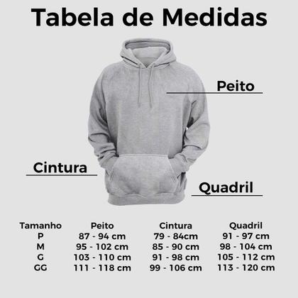 Imagem de Moletom Liso Preto Básico Blusa de Frio Com Bolso e Capuz Grossa Algodão