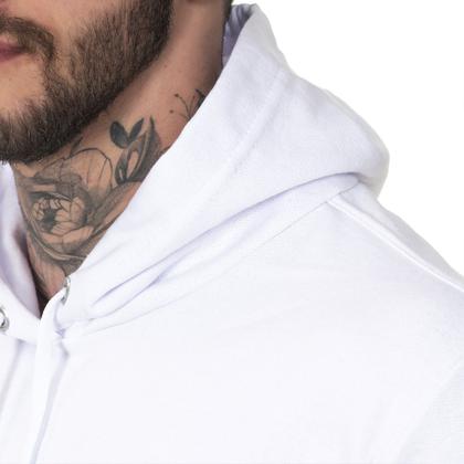 Imagem de Moletom Masculino Básico Algodão Blusa De Frio Canguru Liso