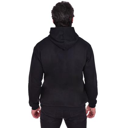 Imagem de Moletom Masculino Blusa De Frio Confortável Liso Com Capuz Casual Básico