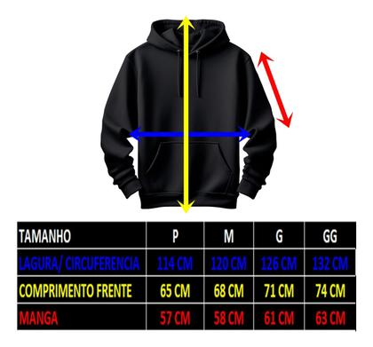 Imagem de Moletom Masculino Blusao Casual Basico Estampado Los Angeles