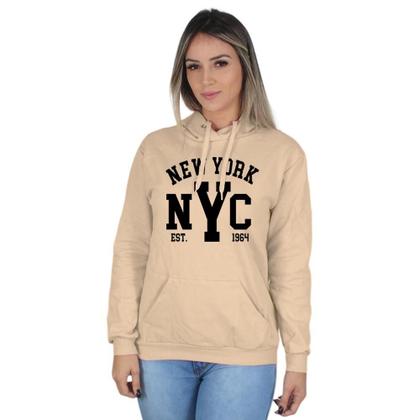 Imagem de Moletom Masculino Casual Moderno Algodão Bolso Canguru Macio