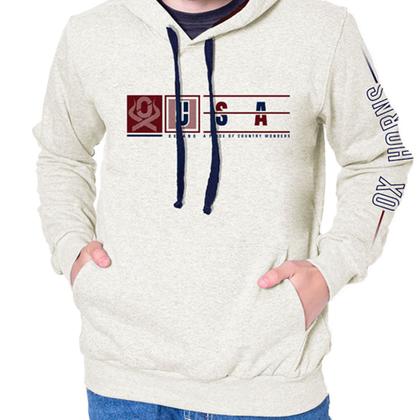 Imagem de Moletom Masculino Country Off White Com Capuz OX Original