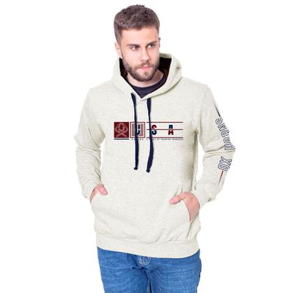 Imagem de Moletom Masculino Country Off White Com Capuz OX Original