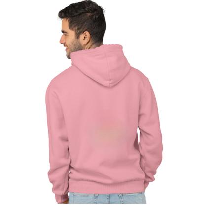 Imagem de Moletom Masculino Flanelado Blusa De Frio Com Capuz Estampa Neutra