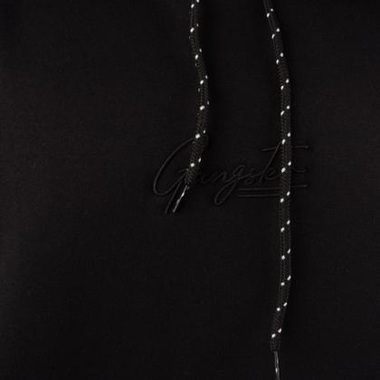 Imagem de Moletom Masculino Gangster Plus Size Com Capuz Preto