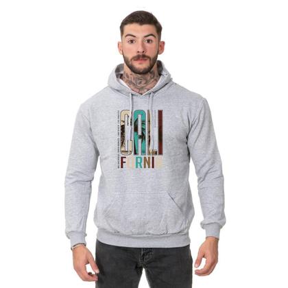 Imagem de Moletom Masculino Macio Flanelado Algodão Confortável