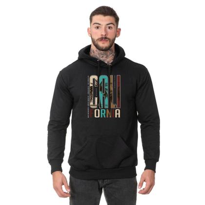 Imagem de Moletom Masculino Macio Flanelado Algodão Confortável