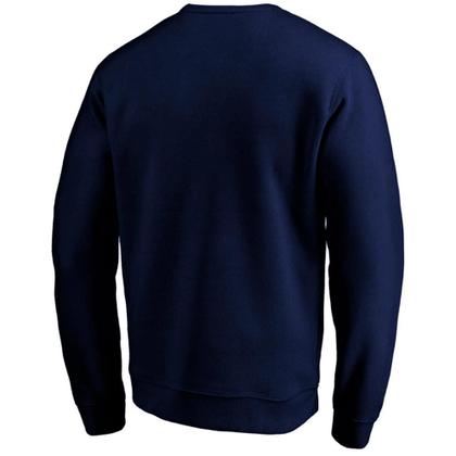 Imagem de Moletom Masculino sem Capuz Casual Liso Conforto Dia a Dia