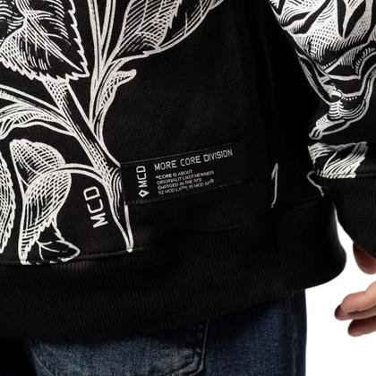 Imagem de Moletom MCD Canguru Especial Rosas WT24 Masculino Preto