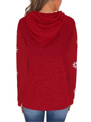 Imagem de Moletom MixShe 2025 Fall Color Block com capuz feminino