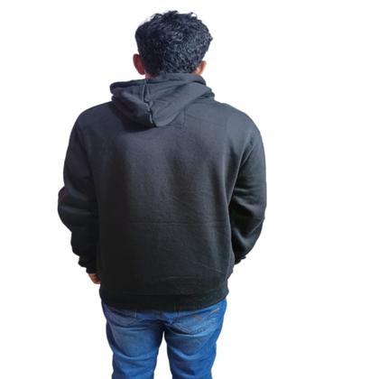 Imagem de Moletom Mormaii Fechado Flee Masculino  Com Capuz Preto