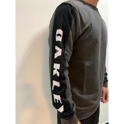 Imagem de Moletom Oakley Sport Crew Cinza Cinza