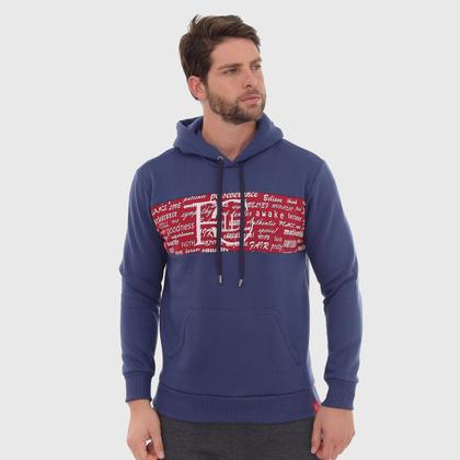 Imagem de Moletom Peluciado Words Azul