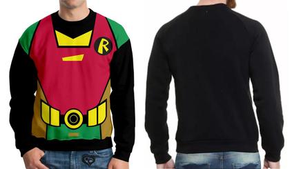 Imagem de Moletom Robin Infantil UNISSEX Roupa blusa casaco Batman