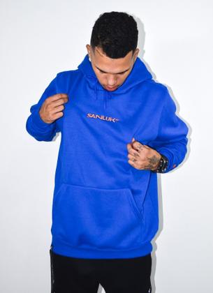 Imagem de Moletom Sanluk Slm01 Basic Bordado Azul Azul