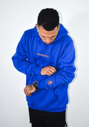 Imagem de Moletom Sanluk Slm01 Basic Bordado Azul Azul