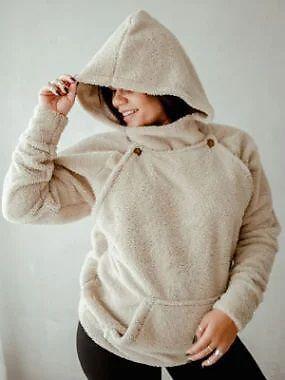 Imagem de Moletom TEDDY para Amamentação - Cru e Confortável