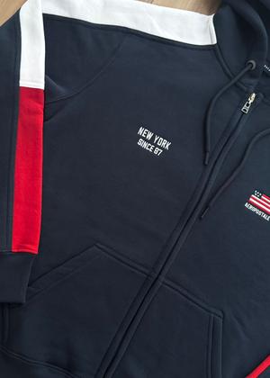 Imagem de Moletom Touca Zíper Masculino Adulto Aeropostale - G
