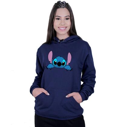 Imagem de Moletom Unissex Canguru Lilo Stitch New