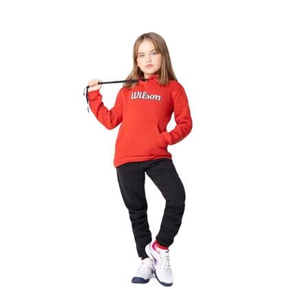 Imagem de Moletom Wilson Bold Hoodie Infantil Vermelho Lançamento - M