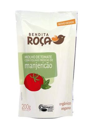 Imagem de Molho de Tomate com Manjericão Orgânico Bendita Roça 200g