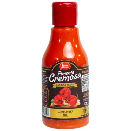 Imagem de Molho Pimenta Cremosa Com Azeitonas Ardência Moderada 80ml Bahia Premium Até 4 Sabores