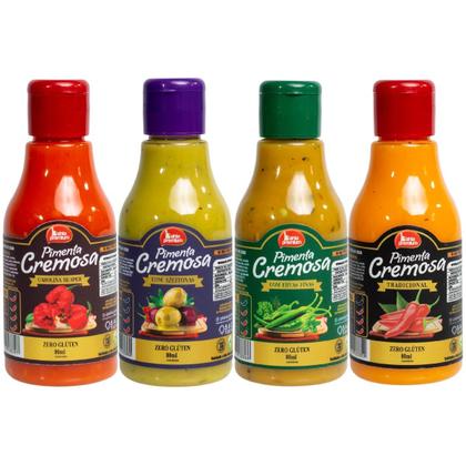 Imagem de Molho Pimenta Cremosa Com Azeitonas Ardência Moderada 80ml Bahia Premium Até 4 Sabores