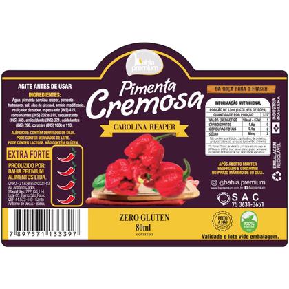 Imagem de Molho Pimenta Cremosa Com Ervas Finas Picancia Intensa 80ml