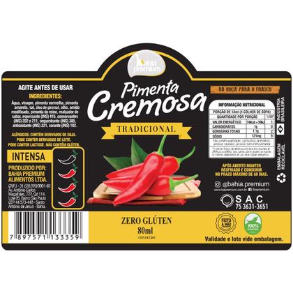 Imagem de Molho Pimenta Cremosa Com Ervas Finas Picancia Intensa 80ml